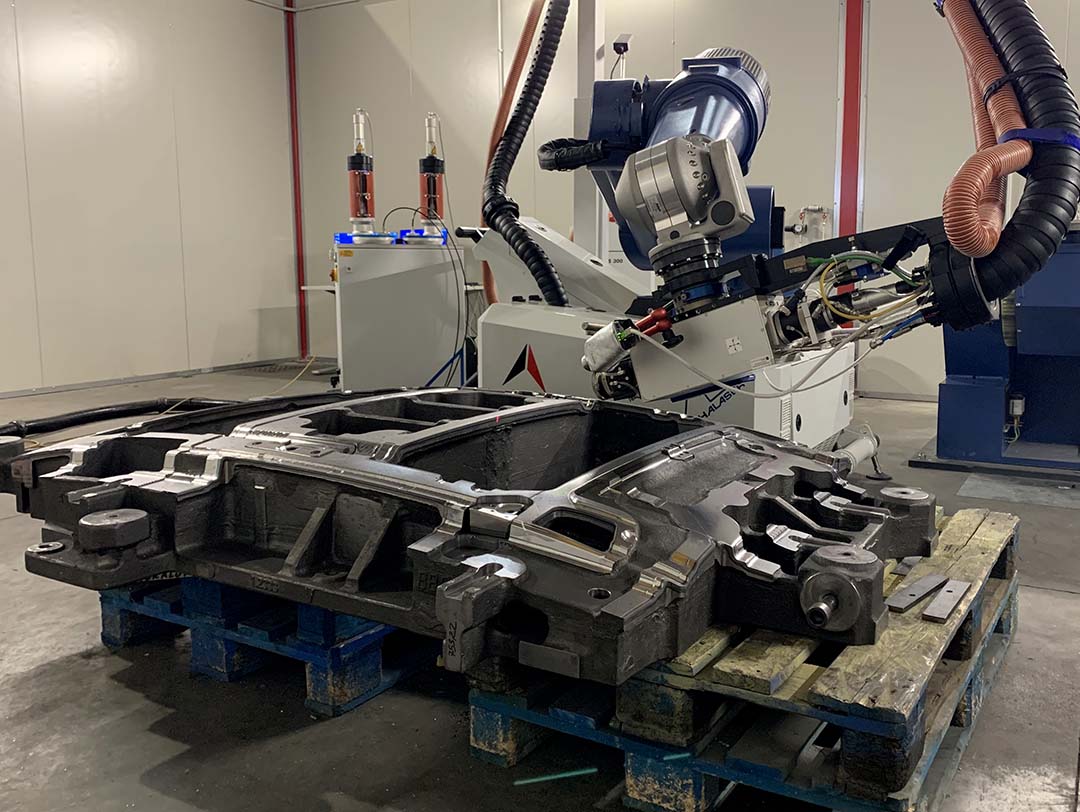 Tempra laser su stampo da tranciatura – Officina del Laser