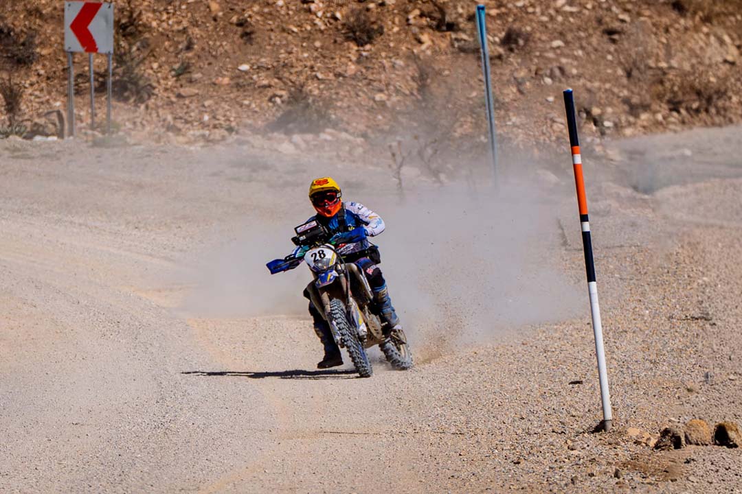The power of the Sherco 450 and the grit of Maikol Reboldi: a cloud of dust that tells the story of the effort and the glory of the Transanatolia Rally Raid 2025.