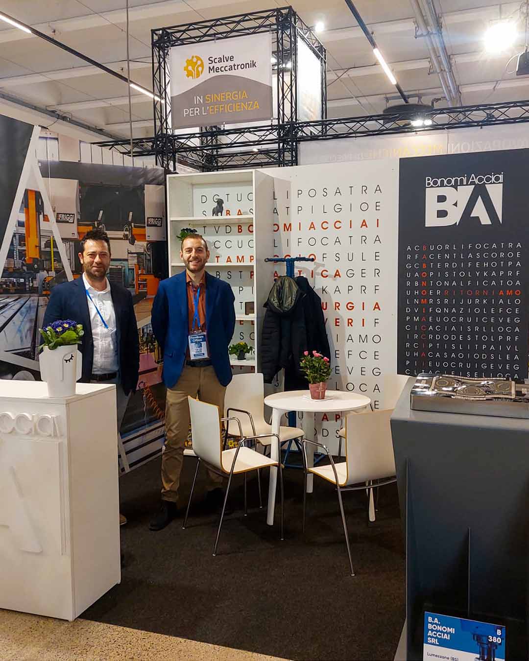 Stand_In2 Steel Interlock – The Steel Puzzle by Bonomi Acciai showcasing plastic mould steels and surface performance at Fornitore Offresi 2026.