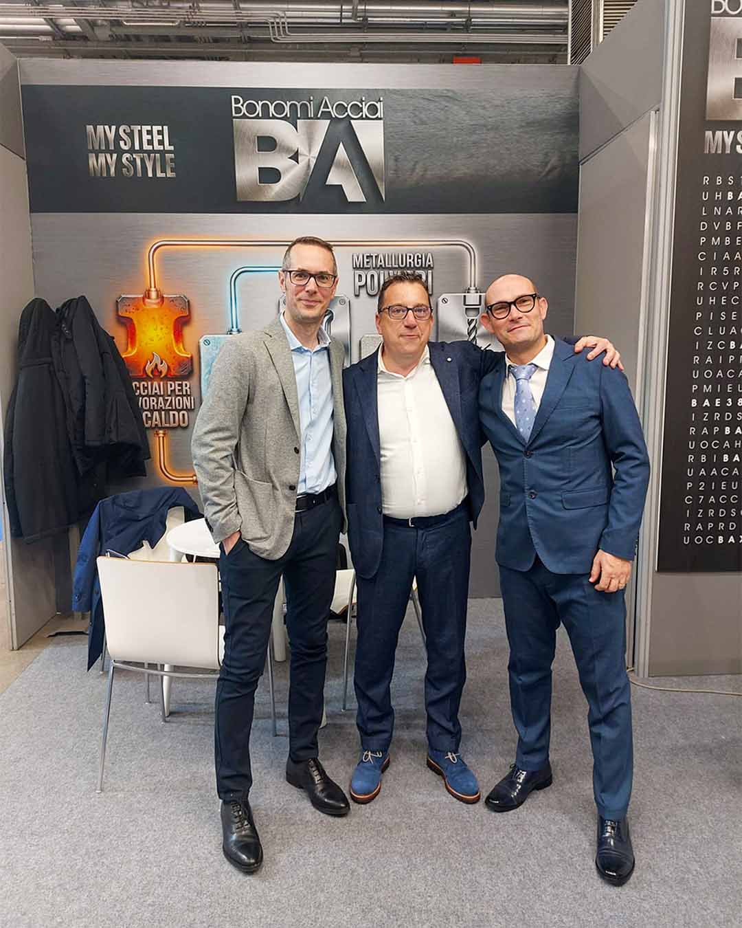 BA_Staff_In Stand Bonomi Acciai a MECSPE 2026 Bologna, presentazione di acciai per stampi plastica e soluzioni Green Steel.