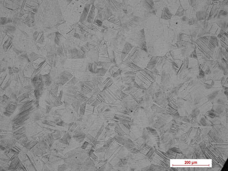 Microstruttura acciaio solubilizzato